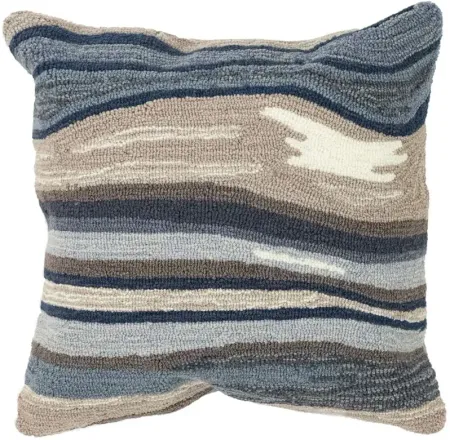 Liora Manne Frontporch Ipanema Pillow in Blue by Trans-Ocean Import Co Inc