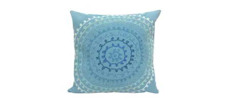 Liora Manne Visions II Ombre Threads Pillow in Aqua by Trans-Ocean Import Co Inc
