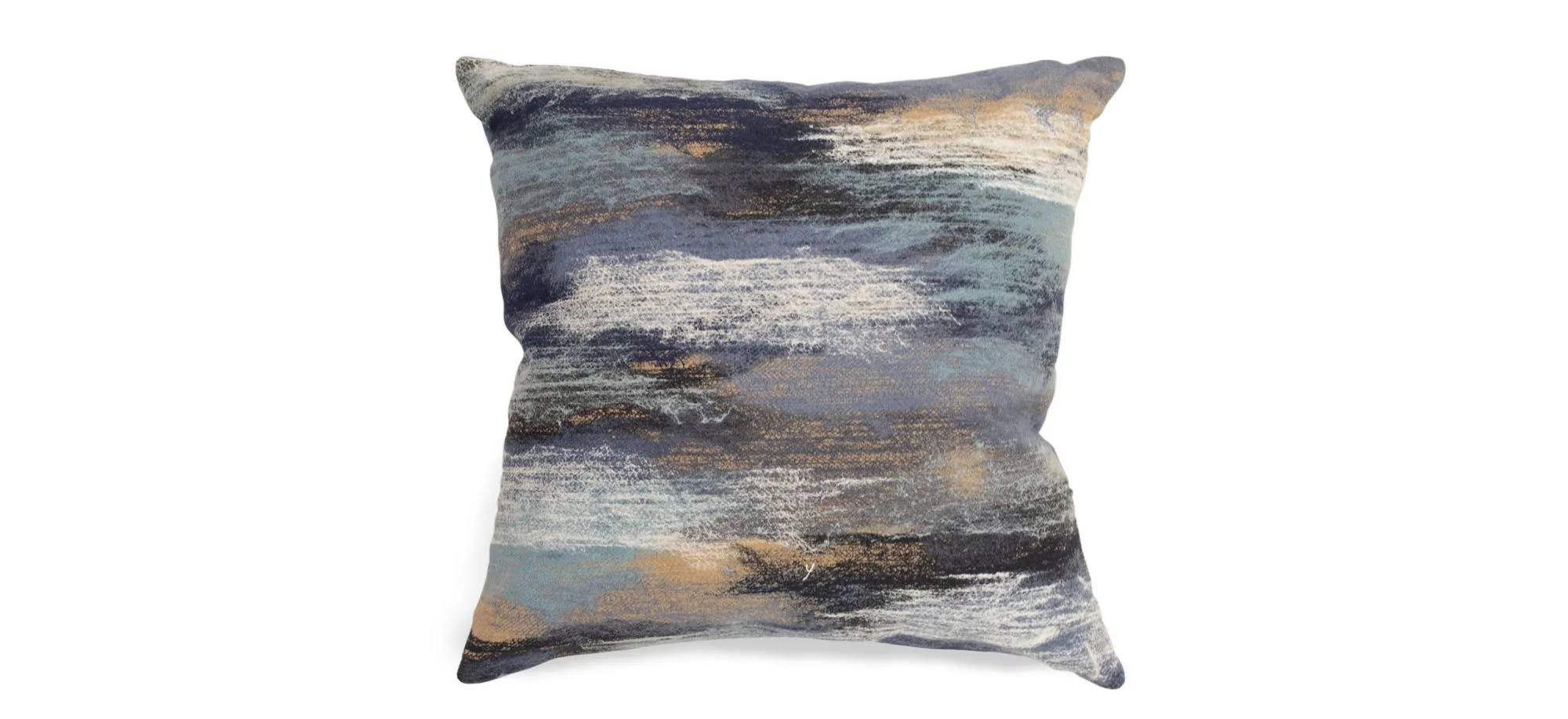 Liora Manne Visions I Vista Pillow in Aqua by Trans-Ocean Import Co Inc