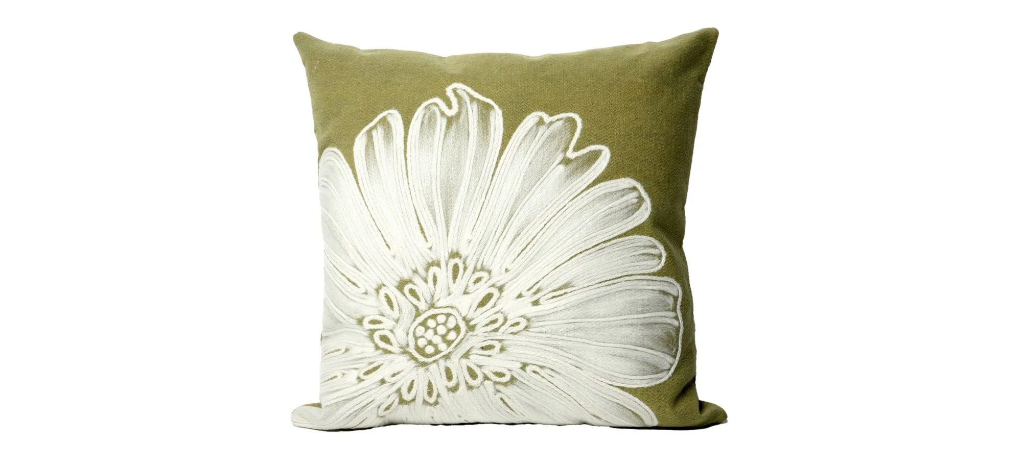 Liora Manne Visions II Antique Medallion Pillow in Sage by Trans-Ocean Import Co Inc