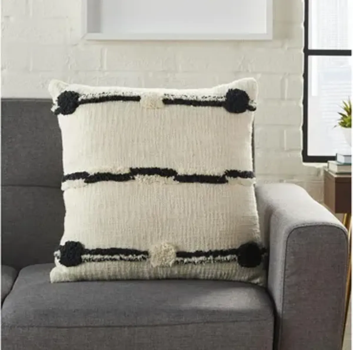 Mina Victory Connect The Dot Throw Pillow