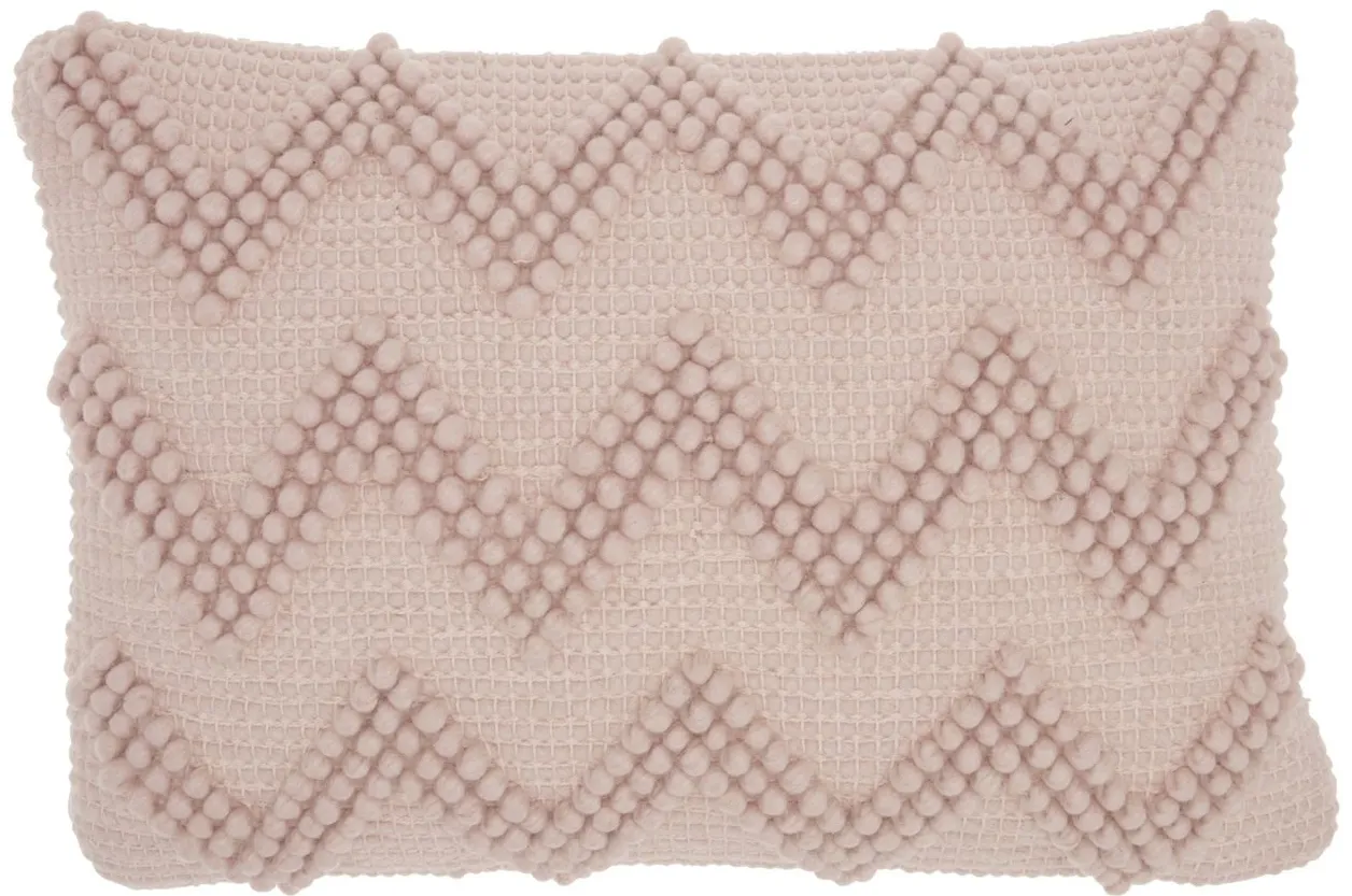 Mina Victory Rectangular Throw Pillow in Rose by Nourison