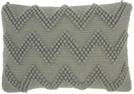 Mina Victory Rectangular Throw Pillow in Light Gray by Nourison