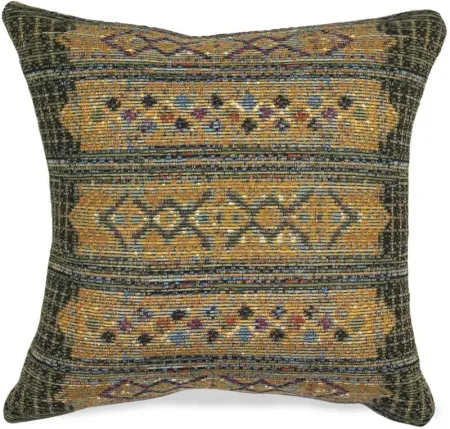 Liora Manne Marina Tribal Stripe Pillow in Green by Trans-Ocean Import Co Inc