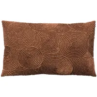 Embellished Omi Accent Pillow in Beige/White by Safavieh