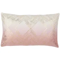 Embellished Sarla Accent Pillow in Blush by Safavieh
