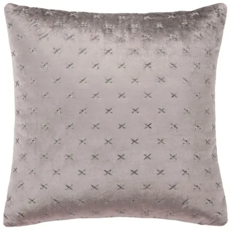 Embellished Deana Accent Pillow in Light Gray by Safavieh