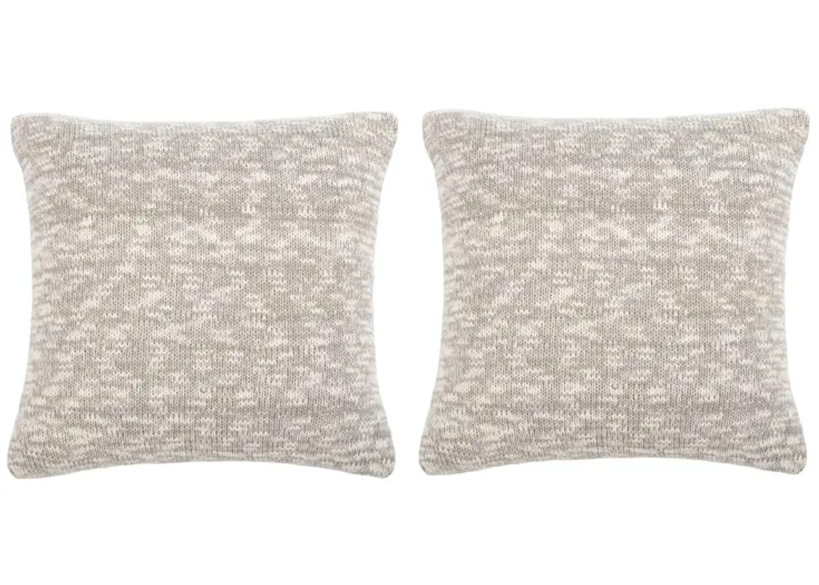 Textures And Weaves Accent Pillow Set - 2 Pc. in Gray/Gold by Safavieh