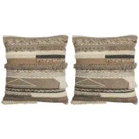NuClassic Accent Pillow set of 2 in Assorted by Safavieh