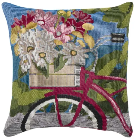 Marina Summer Ride Accent Pillow in Blue by Trans-Ocean Import Co Inc