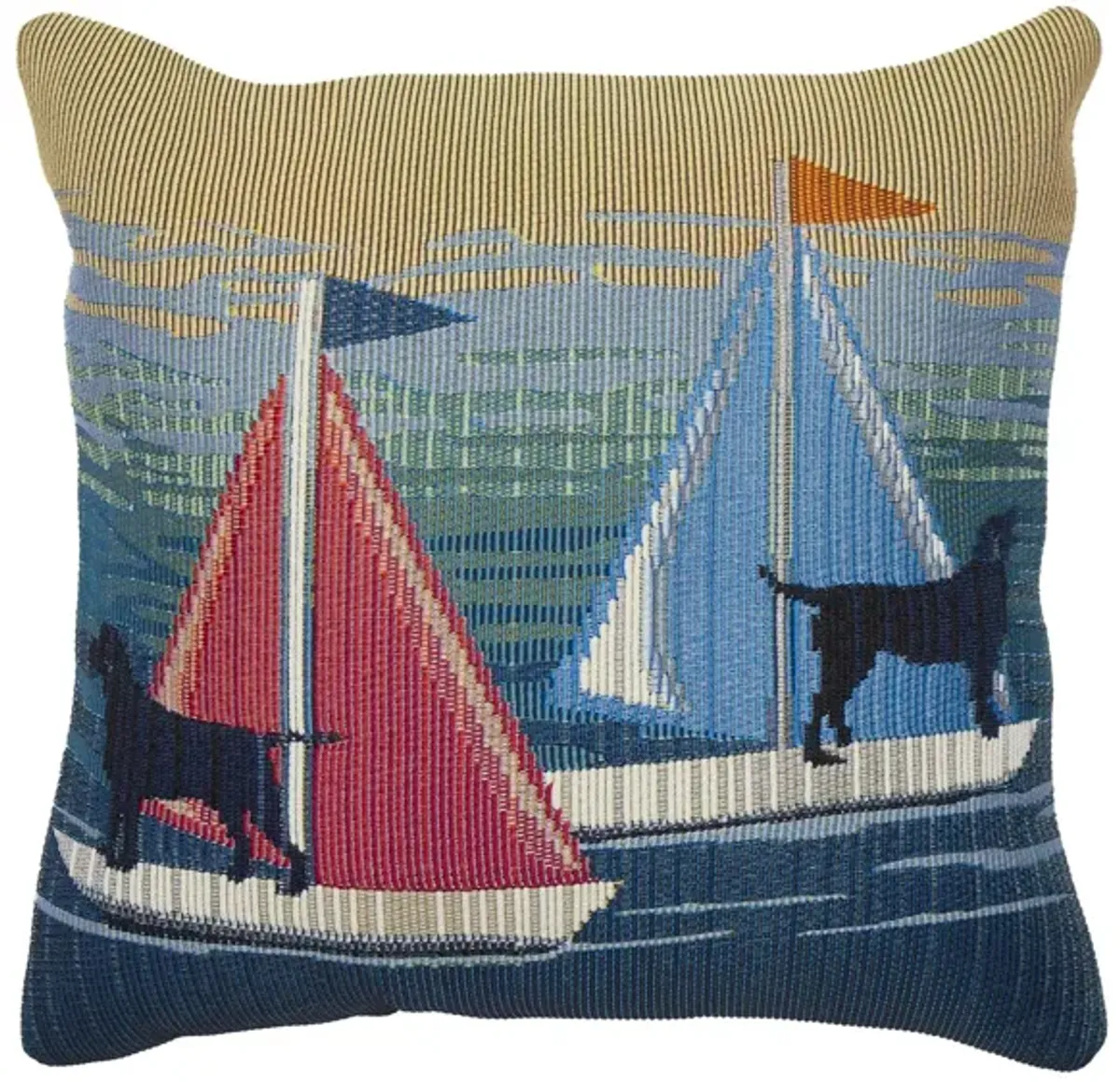 Marina See Spot Sail Accent Pillow