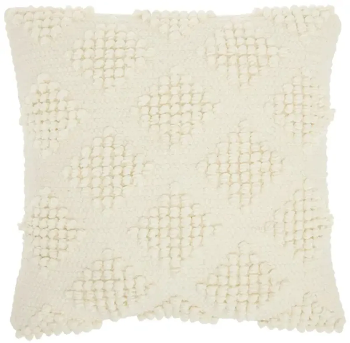 Mina Victory Woven Diamonds Throw Pillow
