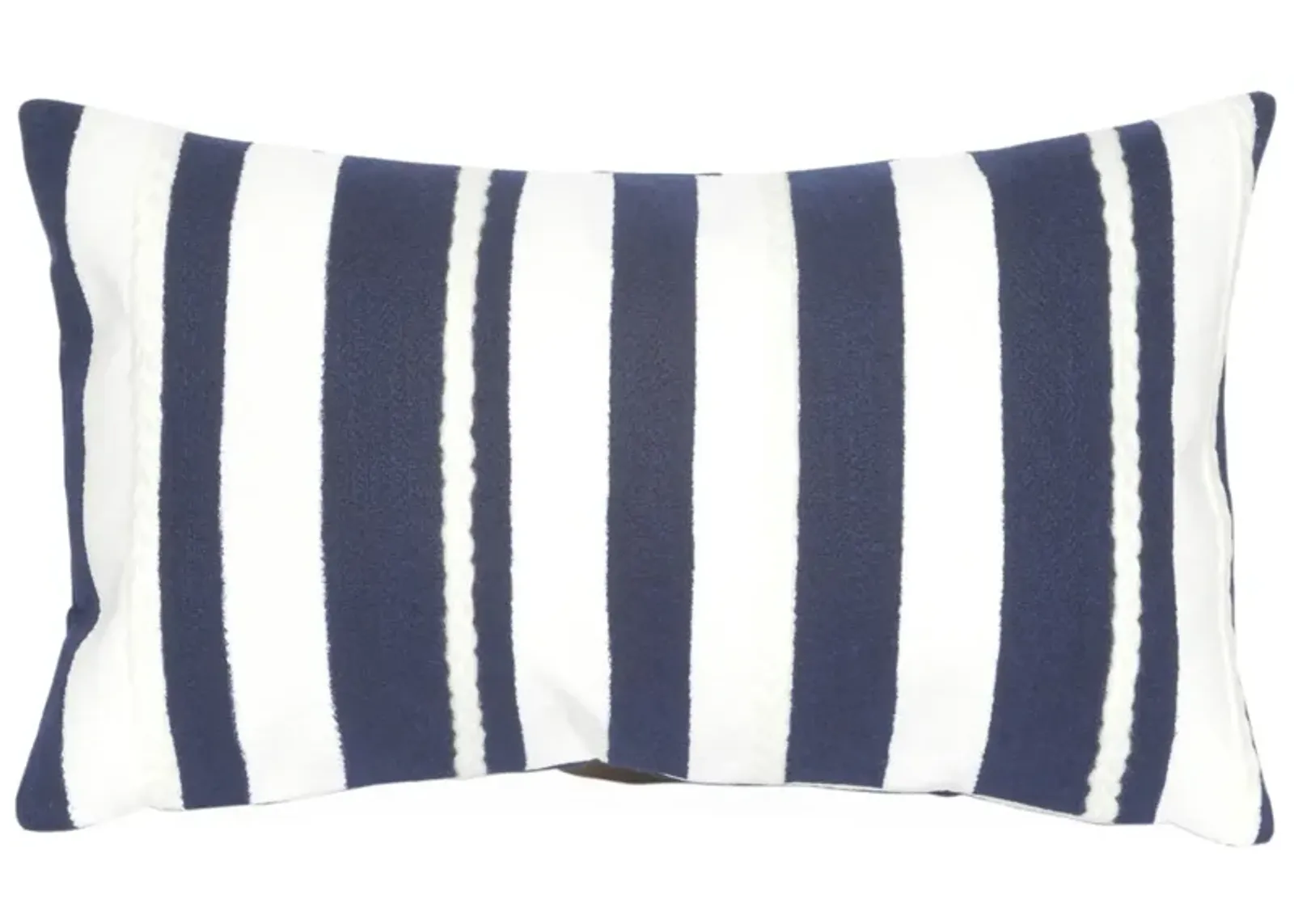 Liora Manne Visions II Marina Stripe Pillow in Navy by Trans-Ocean Import Co Inc