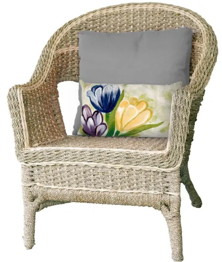 Liora Manne Visions III Tulips Pillow in Blue by Trans-Ocean Import Co Inc