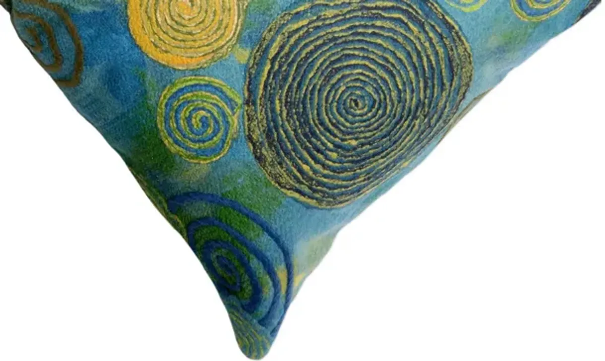 Liora Manne Visions III Graffiti Swirl Pillow