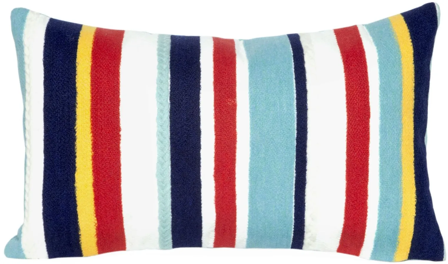 Liora Manne Visions III Riviera Pillow in Multi by Trans-Ocean Import Co Inc
