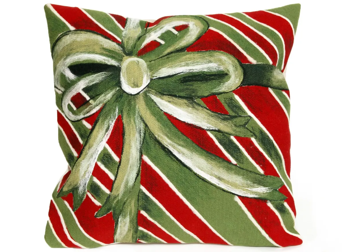 Liora Manne Visions III Gift Box Pillow in Green by Trans-Ocean Import Co Inc