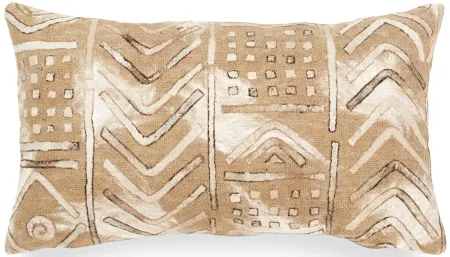 Liora Manne Visions III Bambara Pillow in Beige by Trans-Ocean Import Co Inc