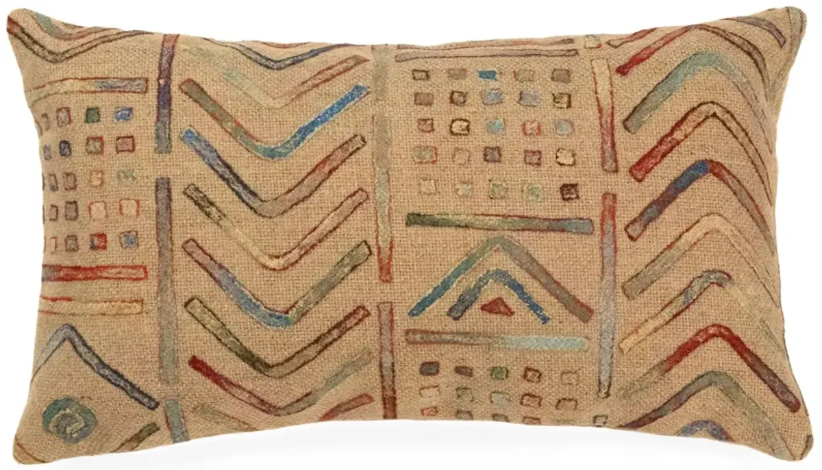 Liora Manne Visions III Bambara Pillow in Multi by Trans-Ocean Import Co Inc