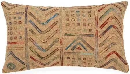 Liora Manne Visions III Bambara Pillow in Multi by Trans-Ocean Import Co Inc