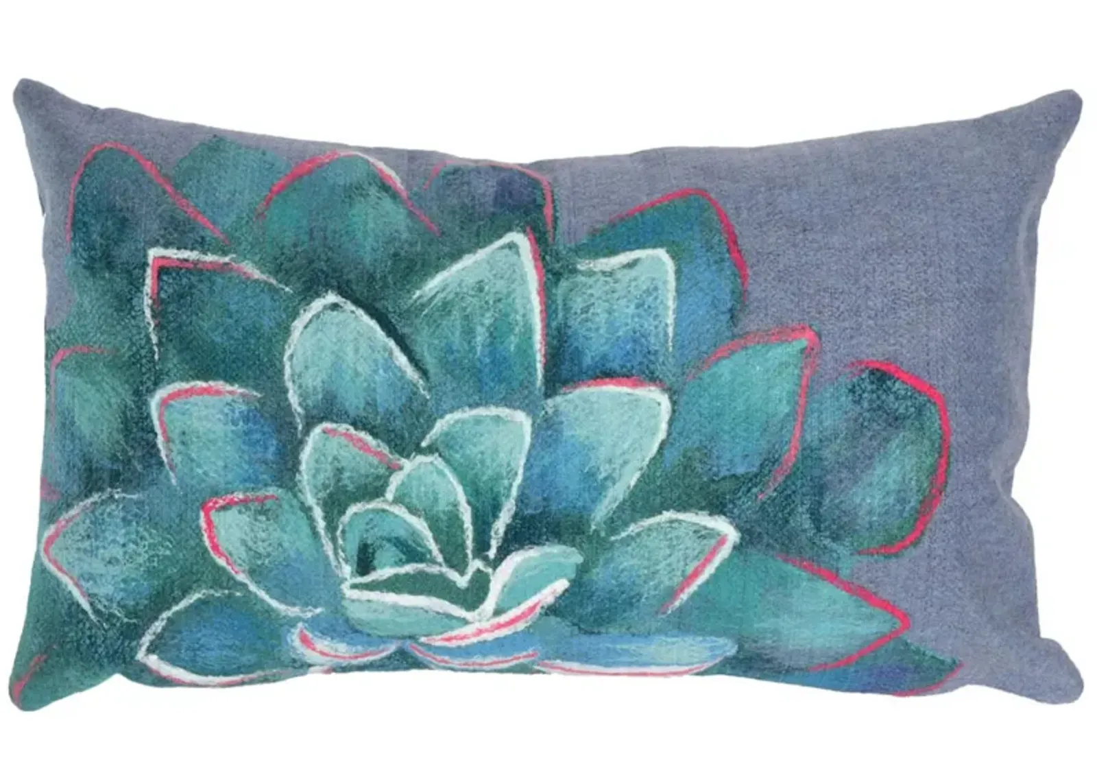 Liora Manne Visions III Succulent Pillow in Blue by Trans-Ocean Import Co Inc