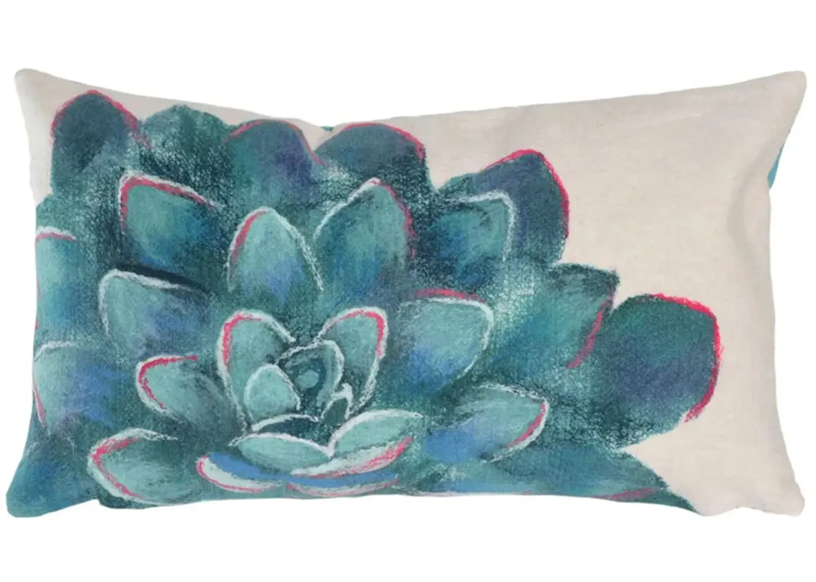 Liora Manne Visions III Succulent Pillow in Cream by Trans-Ocean Import Co Inc