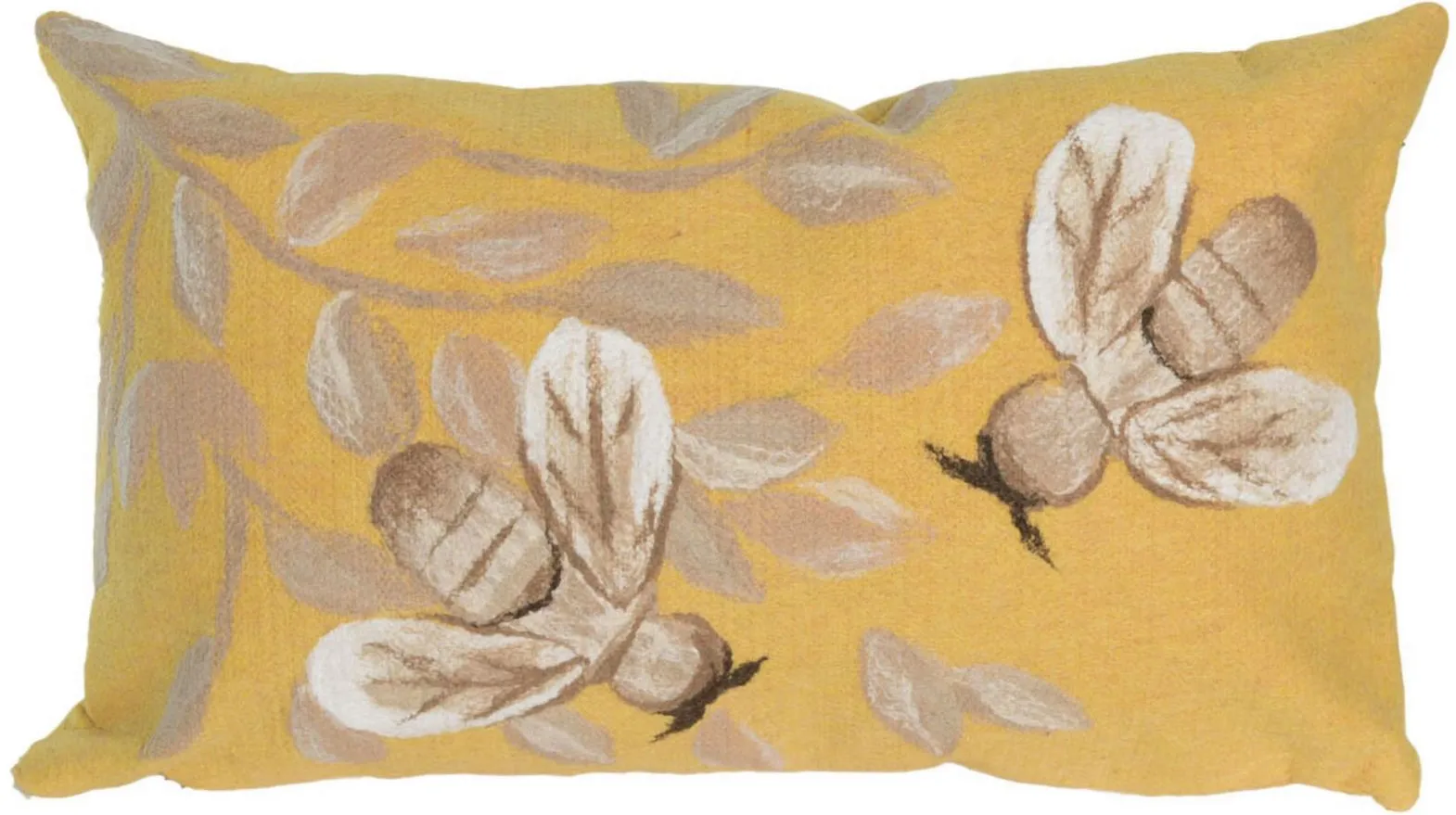 Liora Manne Visions III Bees Pillow in Honey by Trans-Ocean Import Co Inc