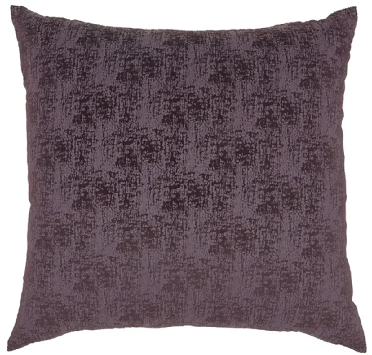 Mina Victory 22" Erased Velvet Throw Pillow in Plum by Nourison