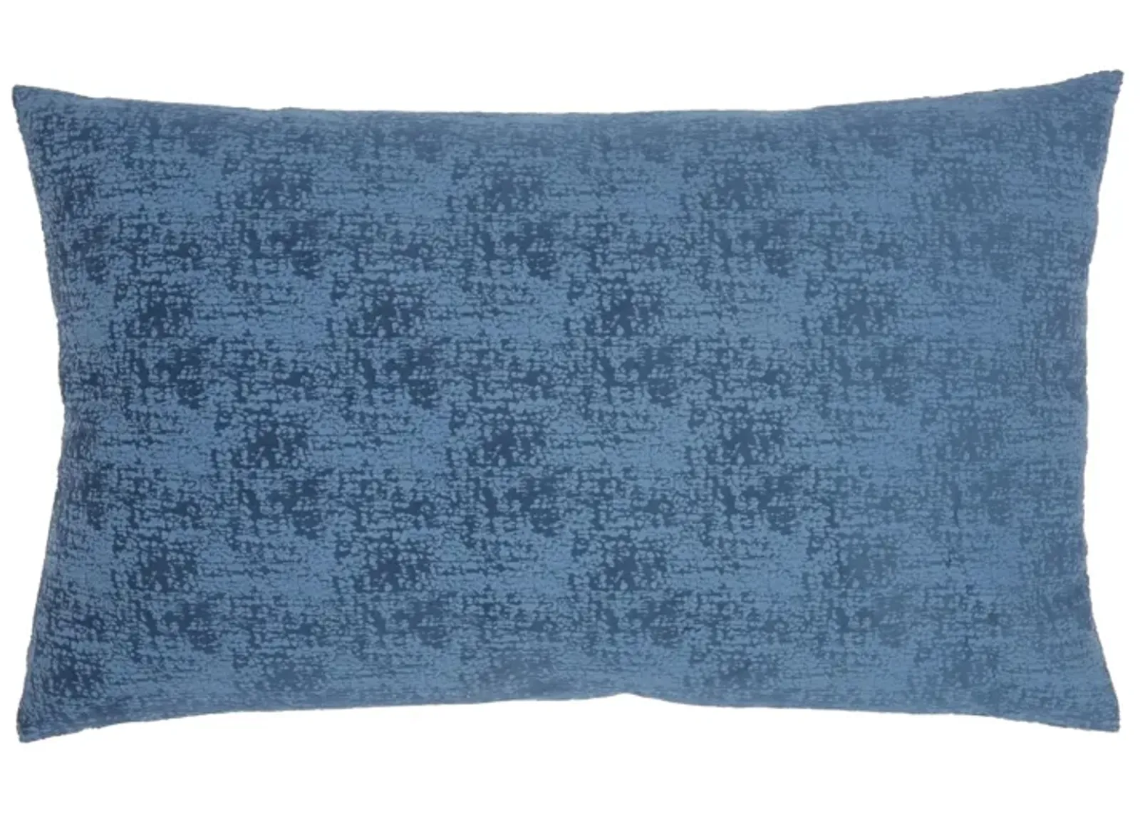 Mina Victory Erased Velvet Rectangular Throw Pillow in Navy by Nourison