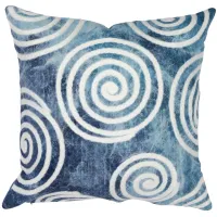 Visions IV Curl Accent Pillow in Blue by Trans-Ocean Import Co Inc
