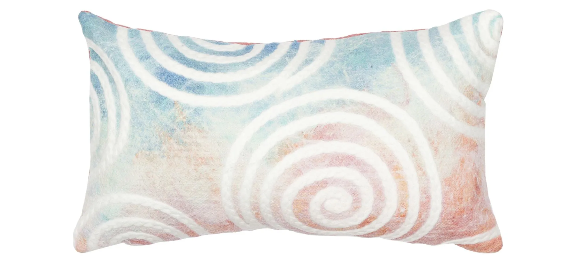 Visions IV Curl Accent Pillow in Pastel by Trans-Ocean Import Co Inc