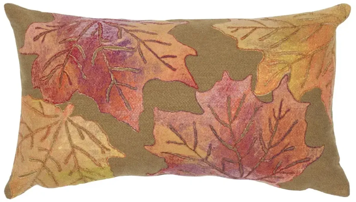 Visions IV Leaf Toss Accent Pillow