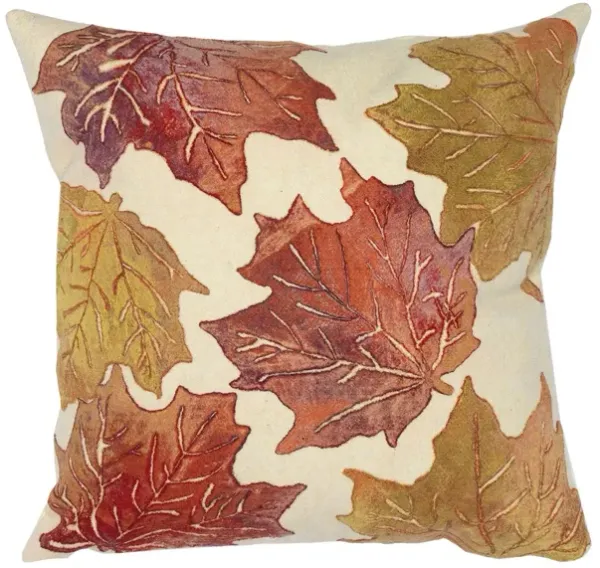 Visions IV Leaf Toss Accent Pillow