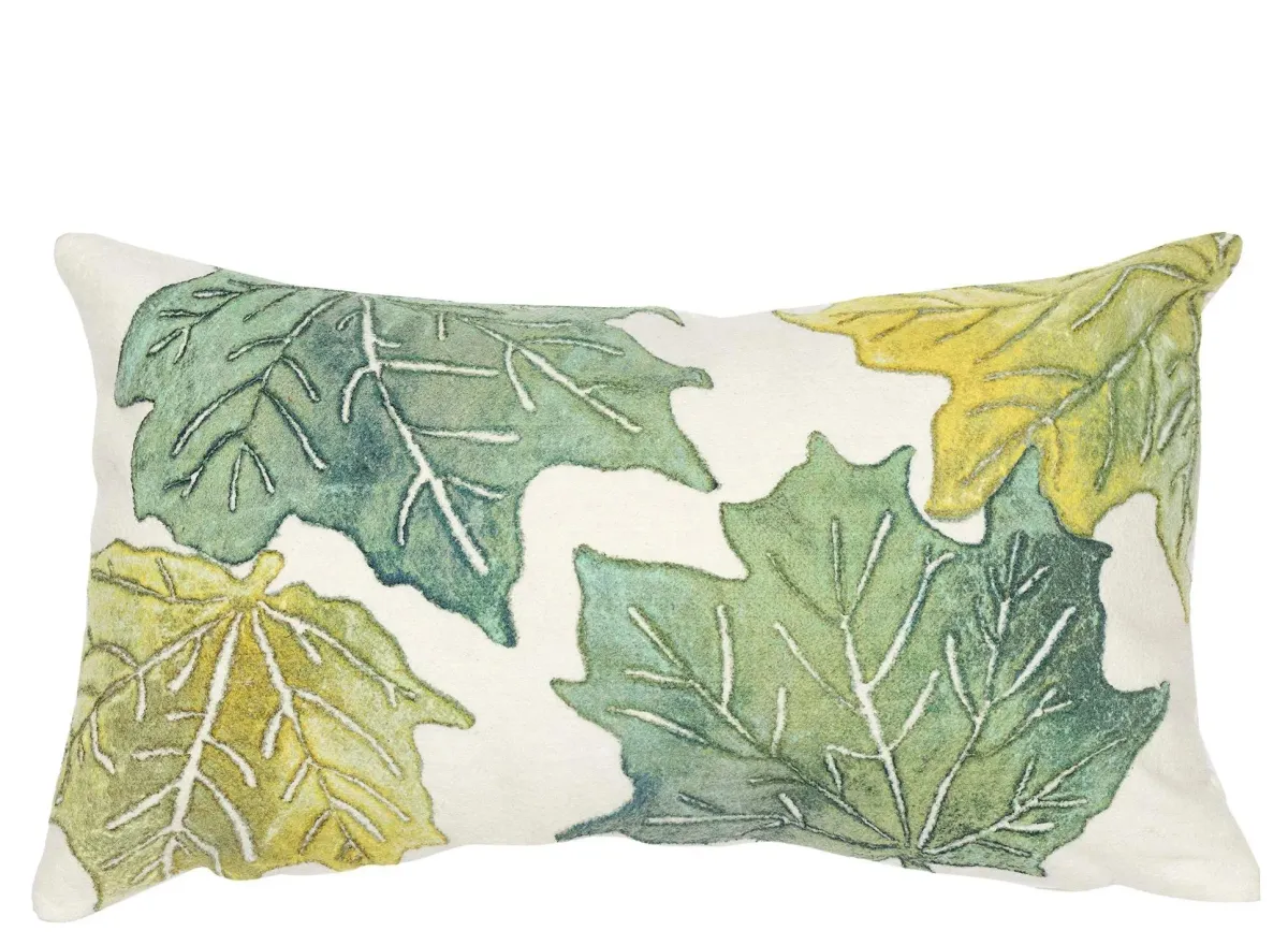 Visions IV Leaf Toss Accent Pillow