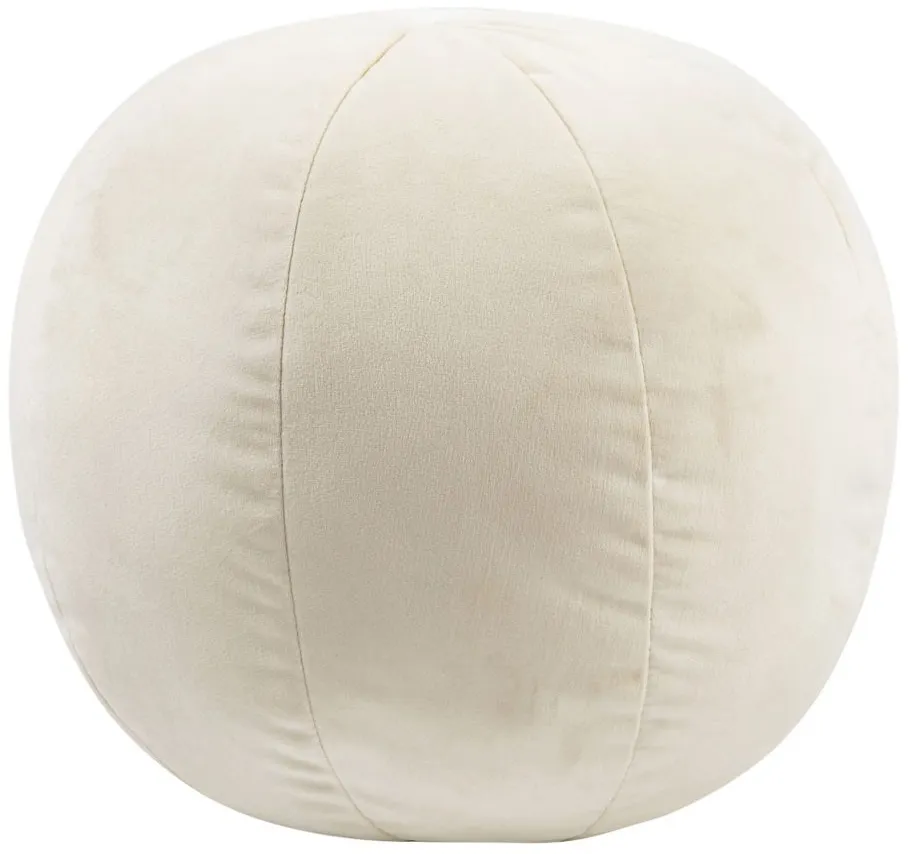 Boba Velvet Pillow in Cream by Tov Furniture