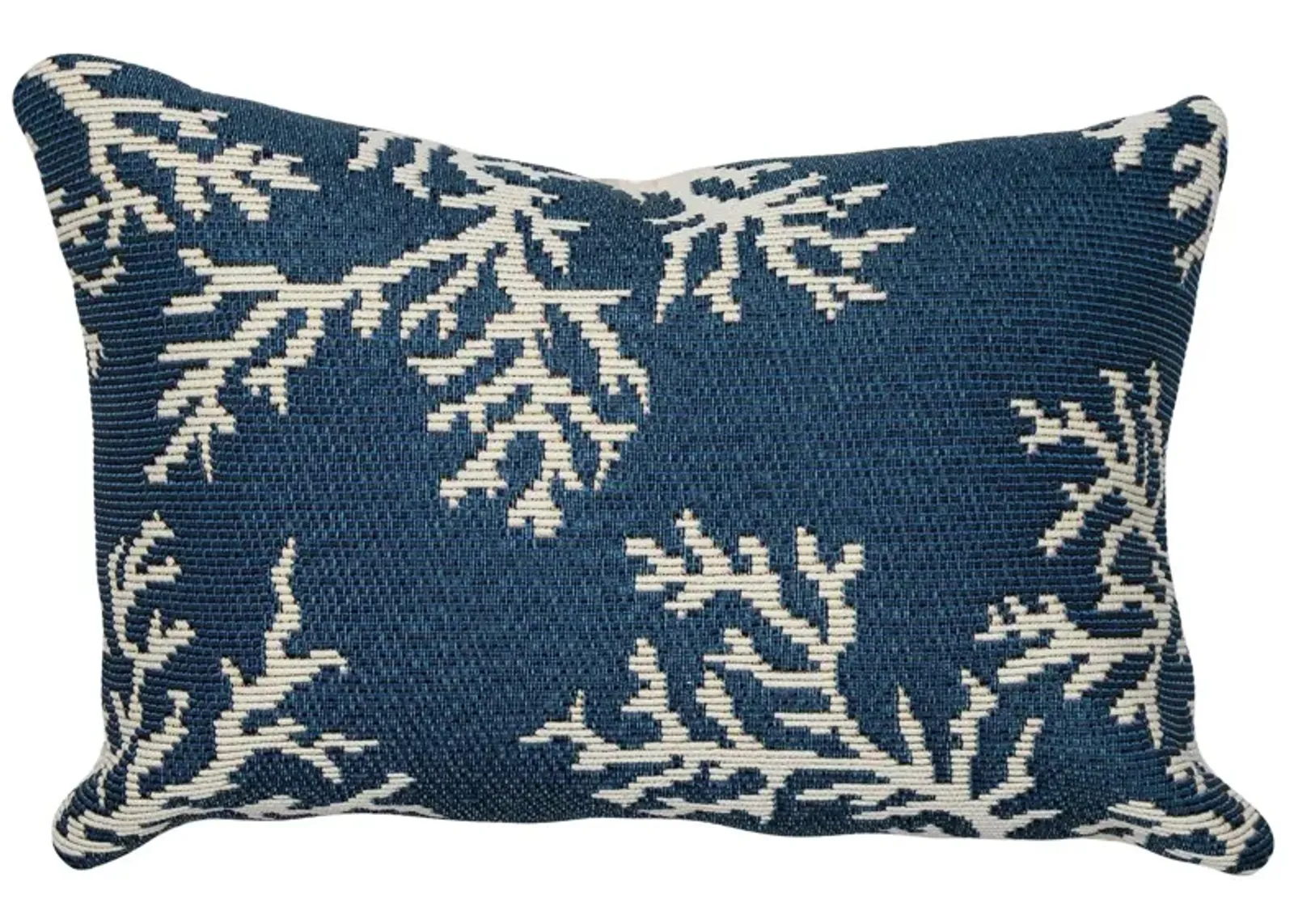 Marina Coral Edge Accent Pillow in Navy by Trans-Ocean Import Co Inc