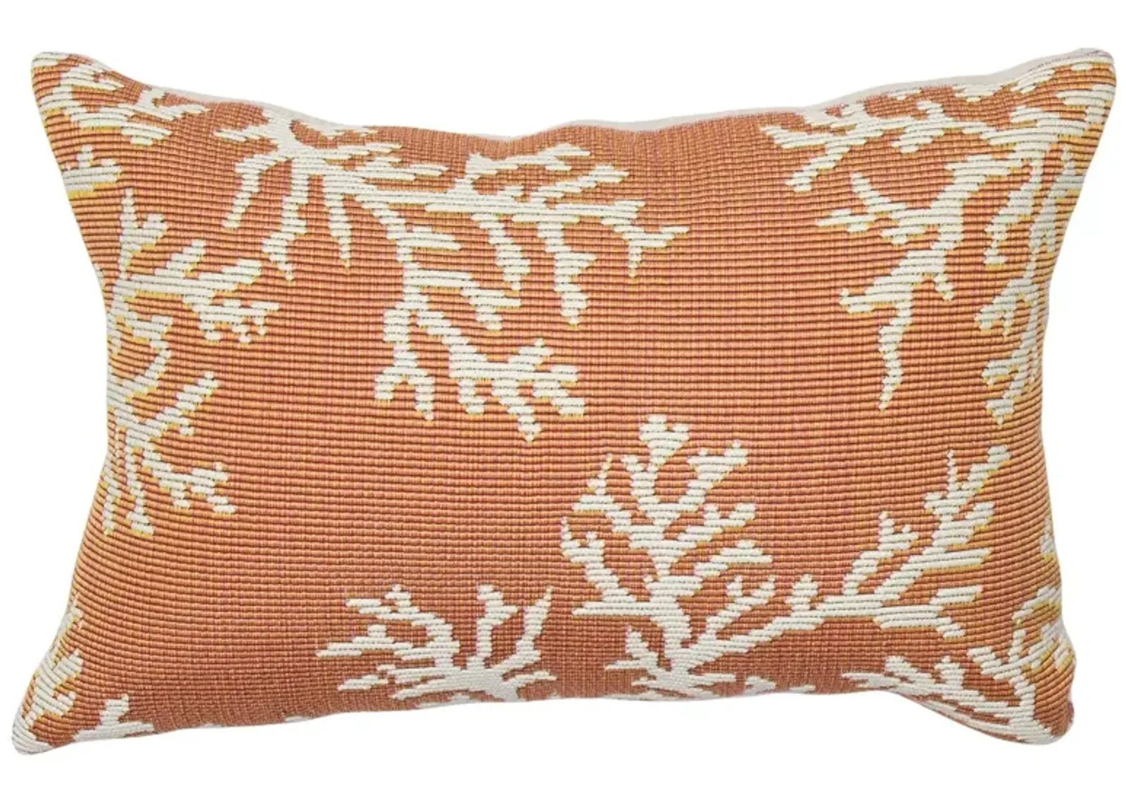 Marina Coral Edge Accent Pillow in Sunset by Trans-Ocean Import Co Inc