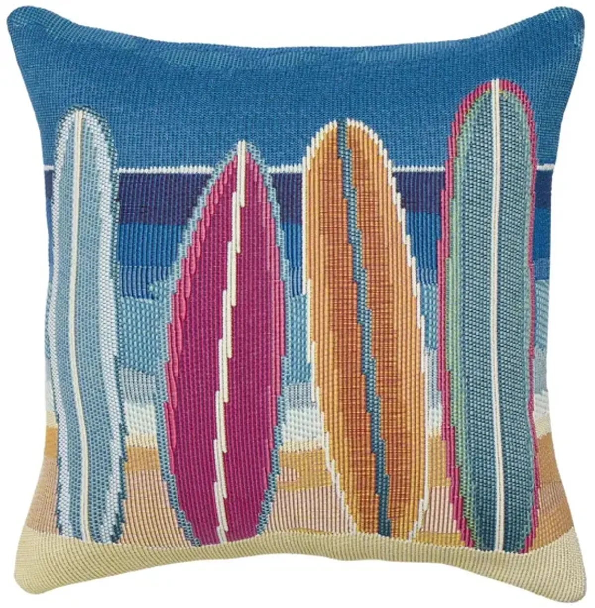 Marina Surf Break Accent Pillow