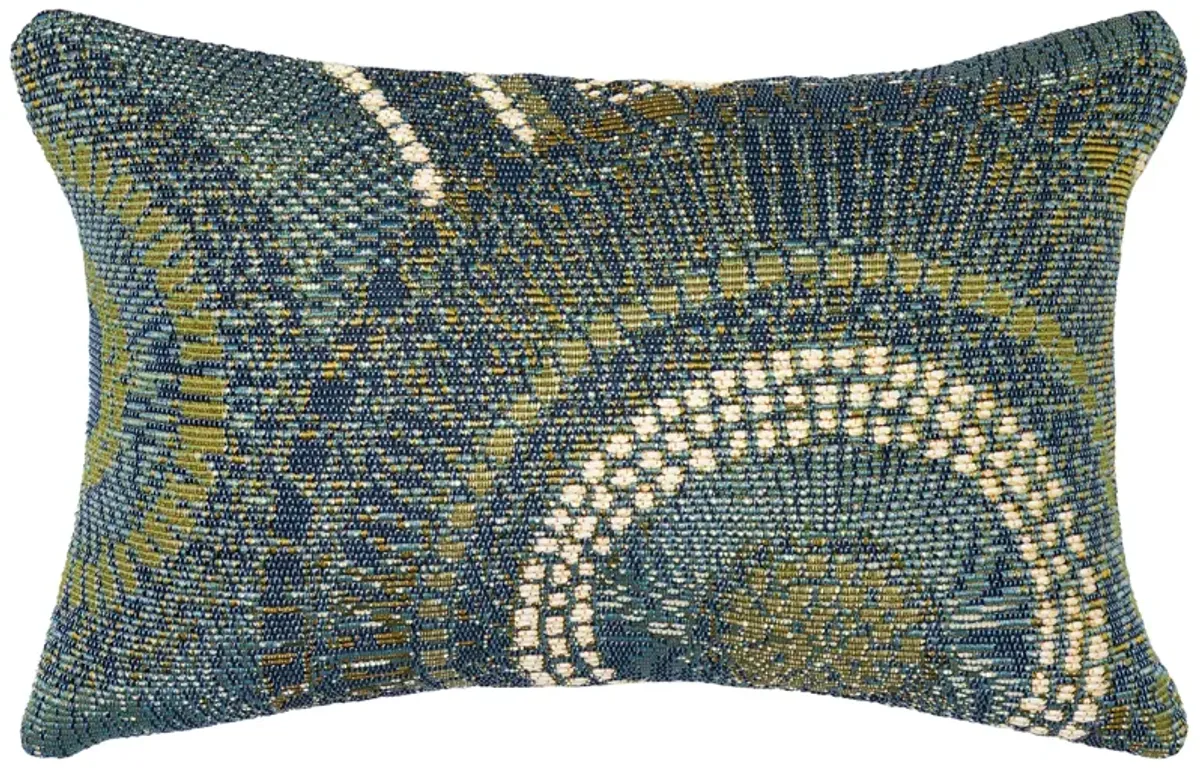 Marina Circles Indoor/Outdoor Pillow