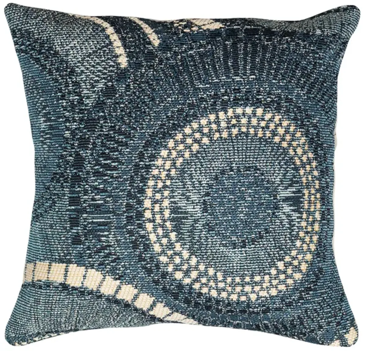 Marina Circles Indoor/Outdoor Pillow
