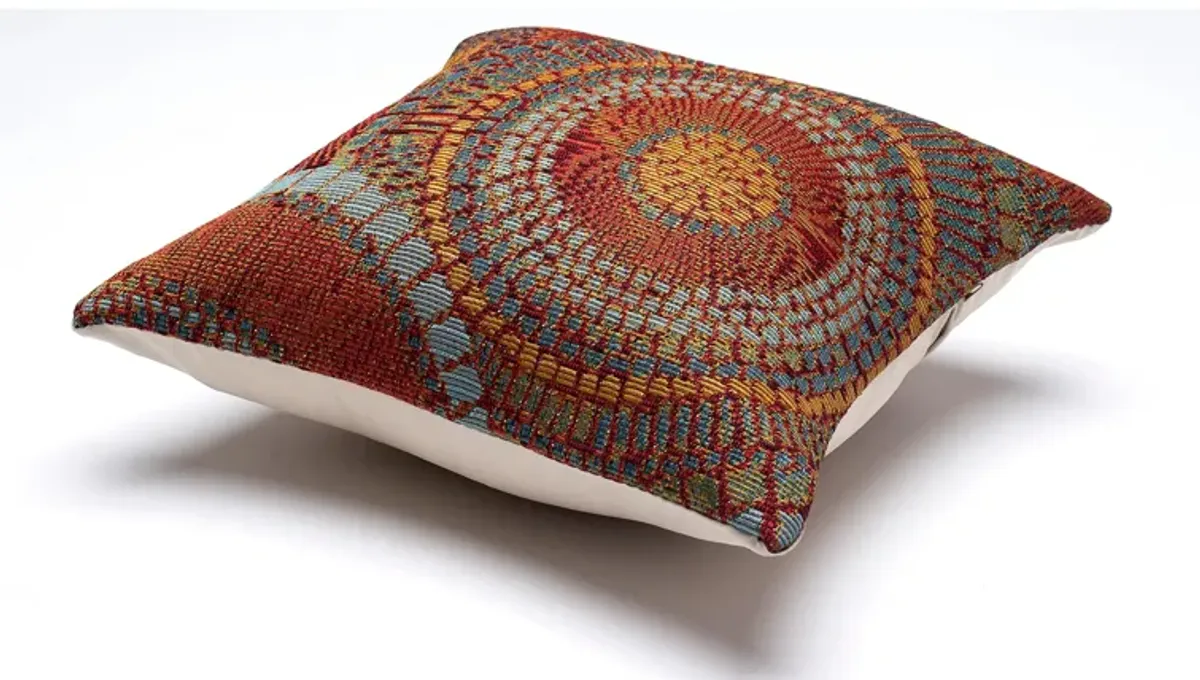Marina Circles Indoor/Outdoor Pillow