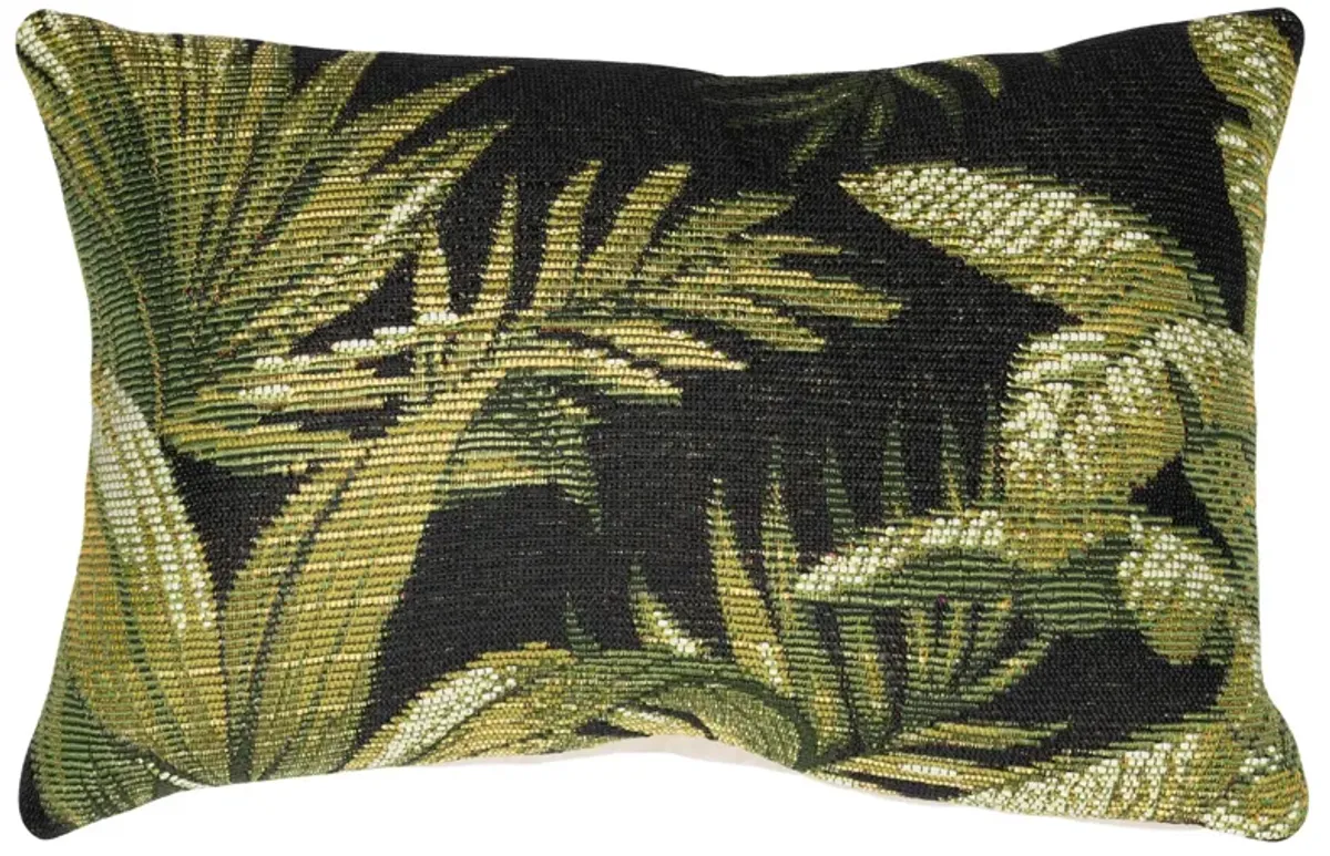 Marina Jungle Leaves Indoor/Outdoor Pillow
