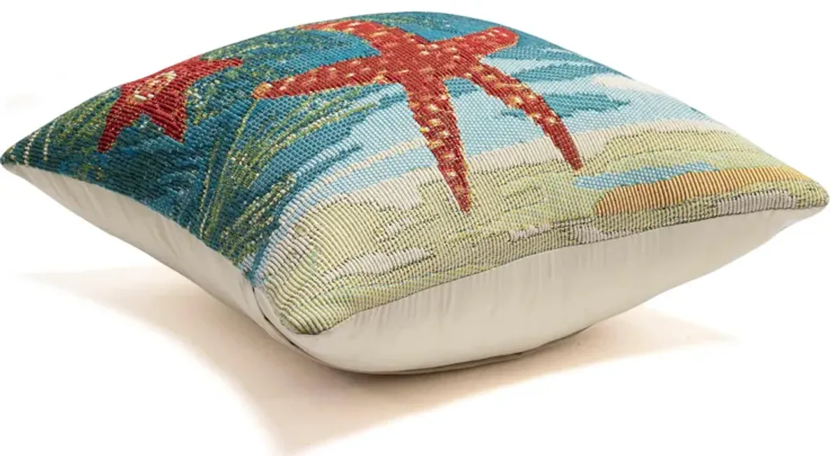 Marina Coastal Ornaments Indoor/Outdoor Pillow