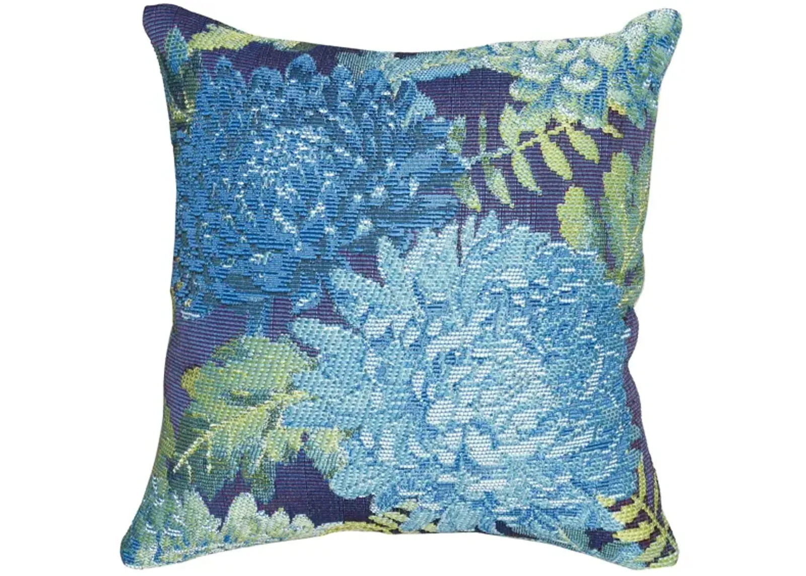 Marina Mums Accent Pillow in Blue by Trans-Ocean Import Co Inc