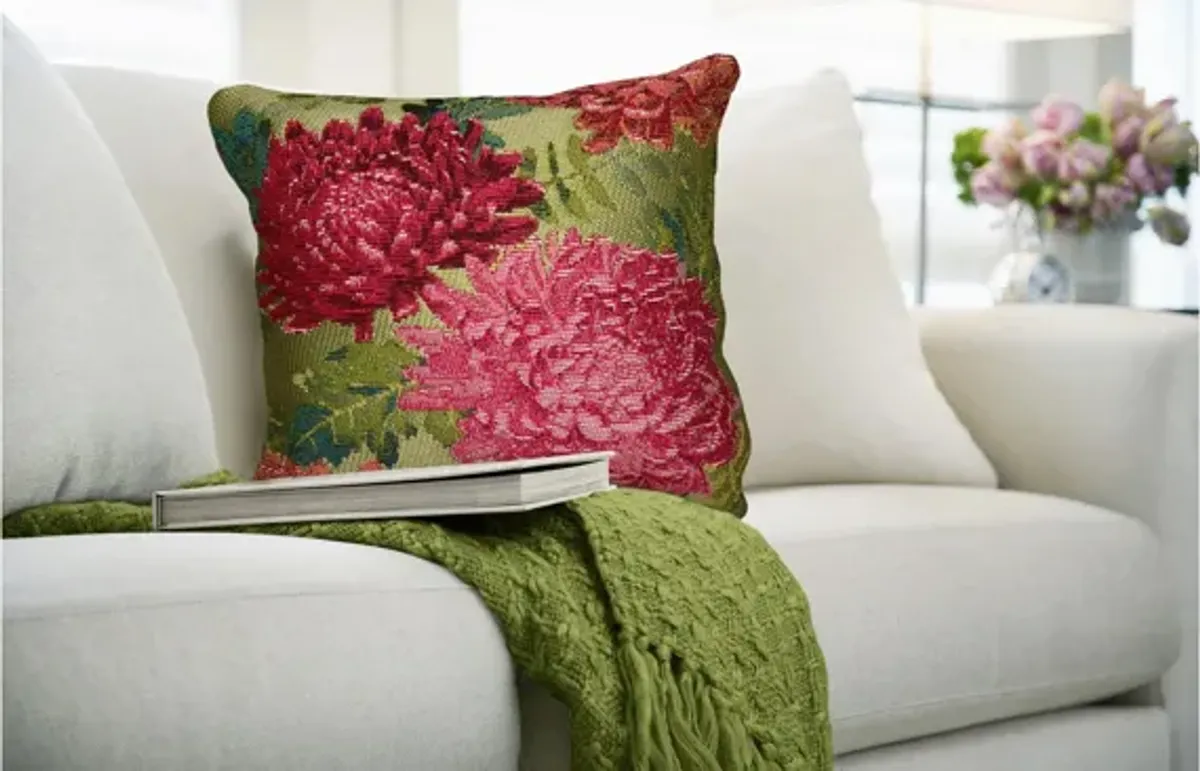 Marina Mums Accent Pillow