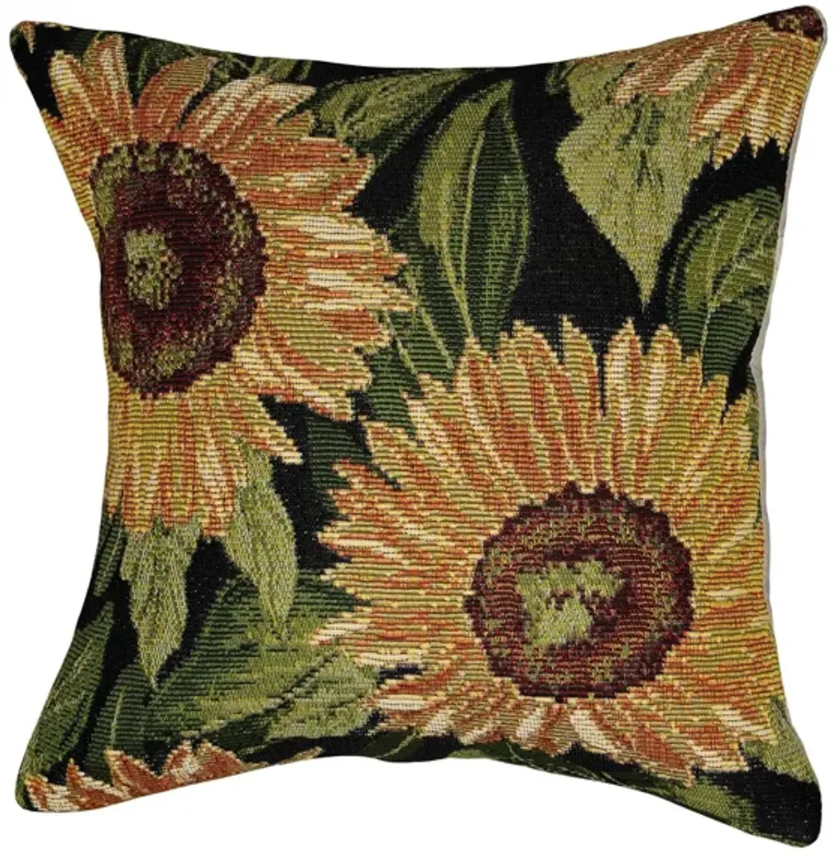 Marina Sunflower Accent Pillow