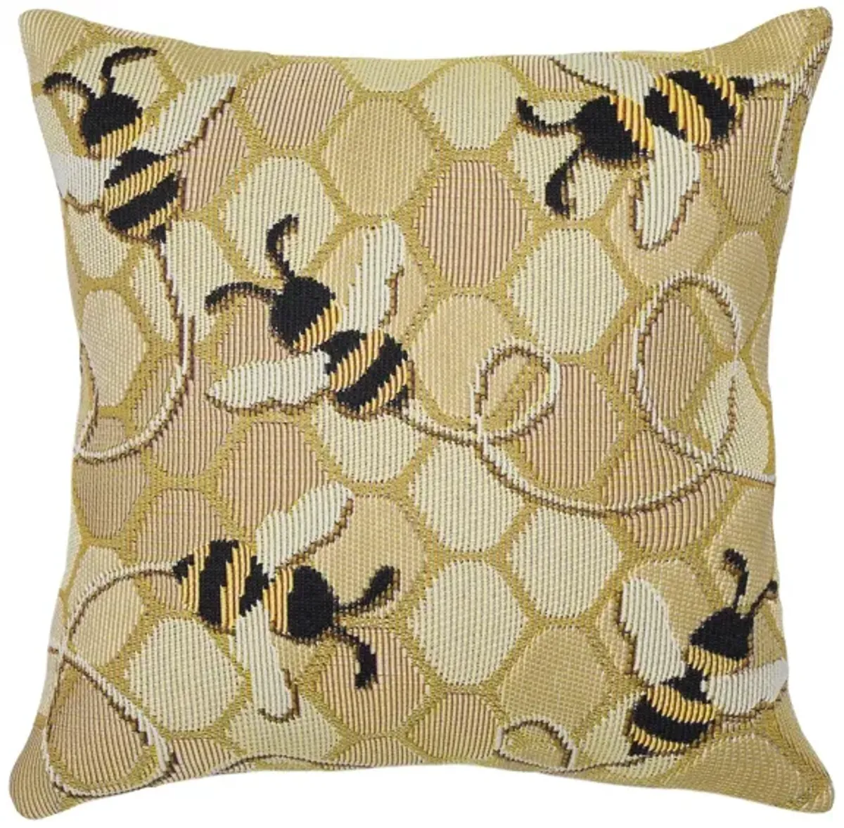 Marina Bee Free Accent Pillow in Honey by Trans-Ocean Import Co Inc