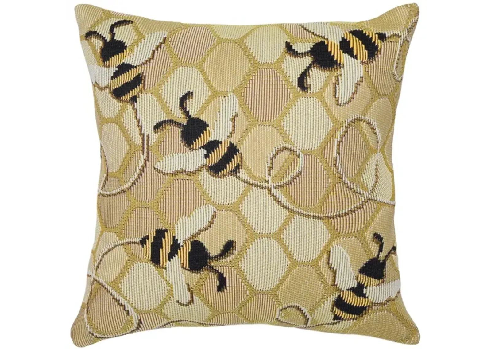 Marina Bee Free Accent Pillow in Honey by Trans-Ocean Import Co Inc