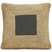 Blank Mind Accent Pillow in Natural, Black by Tov Furniture