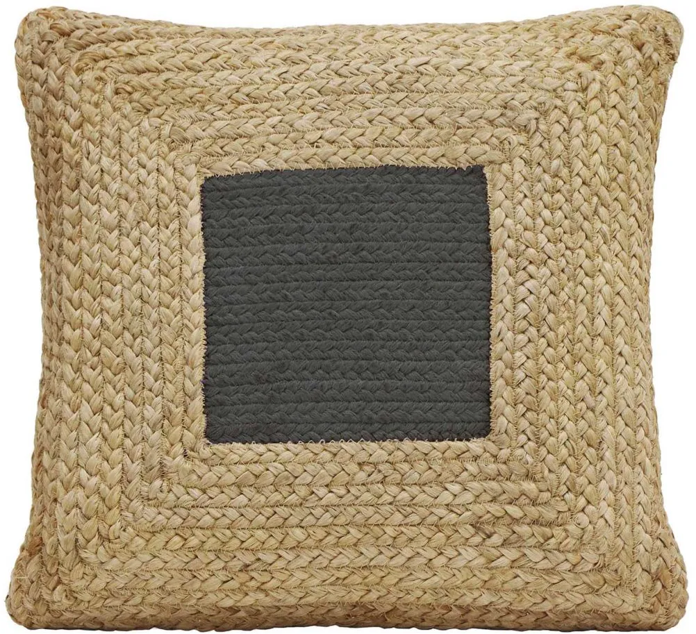 Blank Mind Accent Pillow in Natural, Black by Tov Furniture